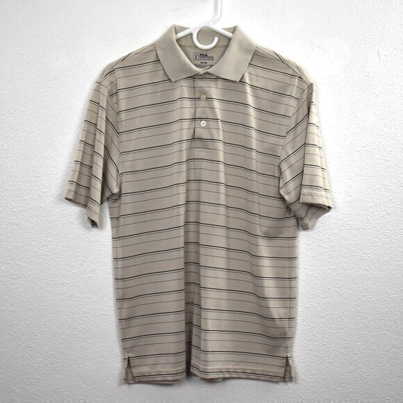 PGA Tour Golf Short Sleeve Polo Size Medium Gently Used Condition - Picture 2 of 4